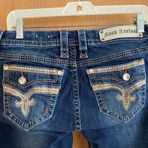 ROCK REVIVAL JEANS, EASY BOOT, BETTY, 26X32, MINT!